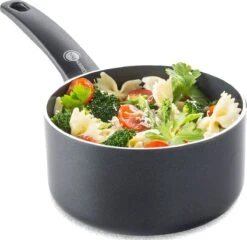 GreenPan Cambridge Steelpan 16cm - Zwart - Inductie - PFAS-vrij -Greenpan 1200x1166