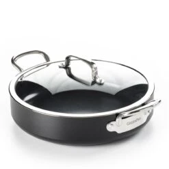 GreenPan Barcelona Infinity Pro Hapjespan Met Deksel 30cm - Zwart - Inductie - PFAS-vrij -Greenpan 1200x1200 137