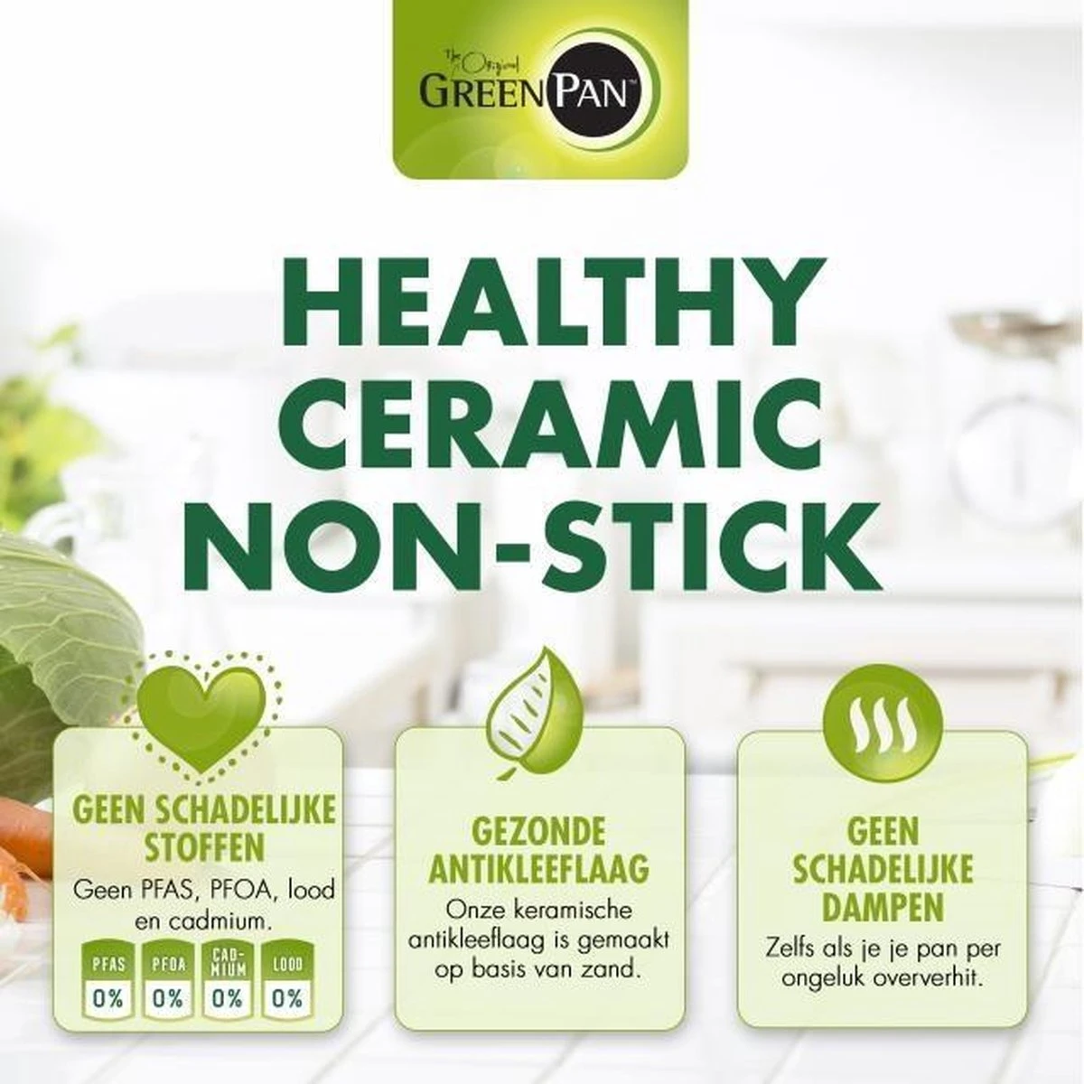 GreenPan Cambridge Koekenpannenset Ø 24cm + Ø 28cm - Zwart - Inductie - PFAS-vrij 20 GreenPan Cambridge Koekenpannenset Ø 24cm + Ø 28cm - Zwart - Inductie - PFAS-vrij - Afbeelding 18
