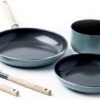 GreenPan Mayflower Pannenset - 3-delig + 2 Accessoires - Lichtblauw - Inductie - PFAS-vrij -Greenpan 1200x545