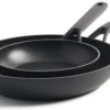 Greenpan KitchenAid Classic Aluminium Koekenpannenset 2-delig ø20+28cm - Zwart - Inductie -Greenpan 1200x664