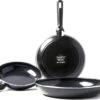 GreenPan Memphis Koekenpannenset - 3-delig - Zwart - Inductie - PFAS-vrij -Greenpan 1200x763