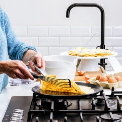 GreenPan Pannenkoekenpan Copenhagen - Zwart - ø 28 Cm - Keramische Anti-aanbaklaag -Greenpan 3a18e4eff90d814e848cc32161d191601d04c272 6 Cop PancakeP 28cm CC003112 001 SpecialFeature5B15D