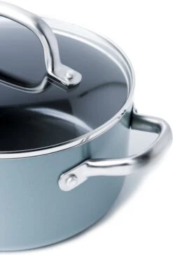 GreenPan Mayflower Pannenset - 5-delig + 5 Accessoires - Lichtblauw - Inductie - PFAS-vrij -Greenpan 817x1200