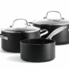 GreenPan Pannenset Copenhagen - Zwart - 3 Delige Set -Greenpan Afbeeldingen CL 79