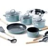 Greenpan Pannenset Met Keukenhulpjes Mayflower - 5 Delige Set 1 Greenpan Pannenset Met Keukenhulpjes Mayflower - 5 Delige Set -Greenpan ceramic set 10 pieces mayflower 20a